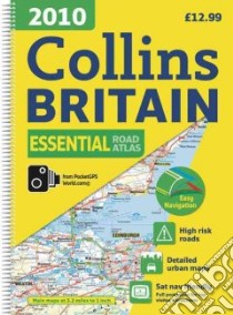 Collins 2010 Britain Essential Road Atlas libro in lingua di Collins Uk (COR)