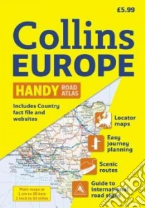 Collins Road Atlas Europe libro in lingua di Collins Uk (COR)