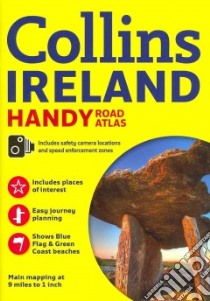 Collins Ireland Handy Road Atlas libro in lingua di Collins Uk (COR)