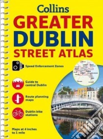 Greater Dublin Streetfinder Atlas libro in lingua di Collins Uk (COR)