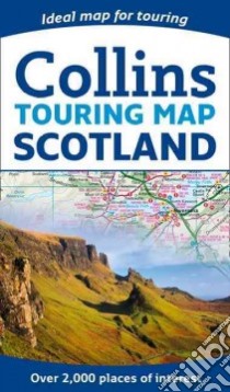 Collins Touring Map Scotland libro in lingua di Collins Uk (COR)