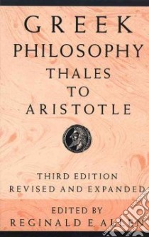Greek Philosophy libro in lingua di Allen Reginald E. (EDT)