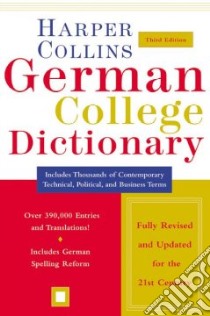 Harpercollins German College Dictionary libro in lingua di Not Available (NA)
