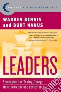 Leaders libro in lingua di Bennis Warren G., Nanus Burt