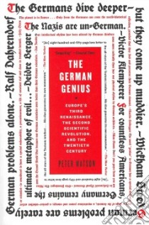 The German Genius libro in lingua di Watson Peter