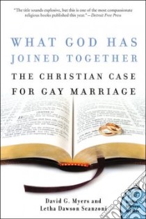 What God Has Joined Together libro in lingua di Myers David G., Scanzoni Letha Dawson