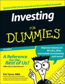 Investing for Dummies (CD Audiobook) libro in lingua di Tyson Eric, Barry Brett (NRT)