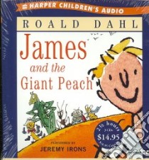 James and the Giant Peach (CD Audiobook) libro in lingua di Dahl Roald, Irons Jeremy (NRT)