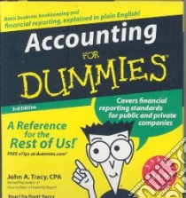 Accounting for Dummies (CD Audiobook) libro in lingua di Tracy John A., Barry Brett (NRT)