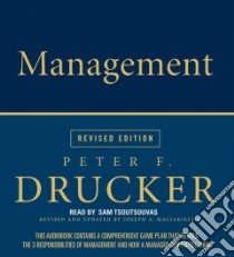 Management (CD Audiobook) libro in lingua di Drucker Peter Ferdinand, Tsoutsouvas Sam (NRT)