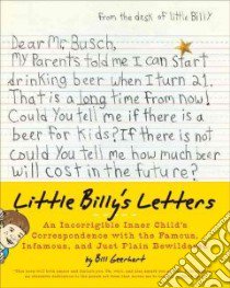 Little Billy's Letters libro in lingua di Geerhart Bill