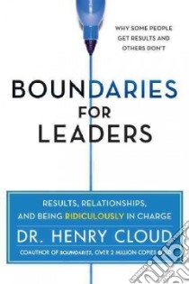Boundaries for Leaders libro in lingua di Cloud Henry
