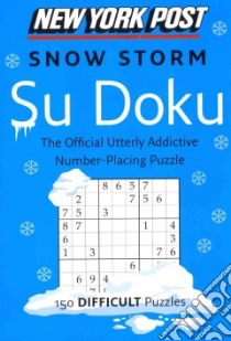New York Post Snow Storm Su Doku libro in lingua di Sudokusolver.com (COM)