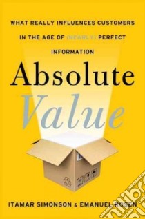 Absolute Value libro in lingua di Simonson Itamar, Rosen Emanuel