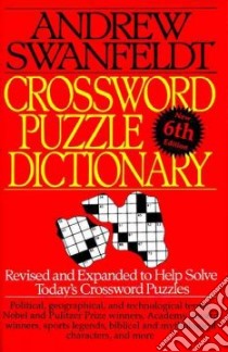 Crossword Puzzle Dictionary libro in lingua di Swanfeldt Andrew