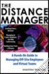 The Distance Manager libro in lingua di Fisher Kimball, Fisher Mareen Duncan