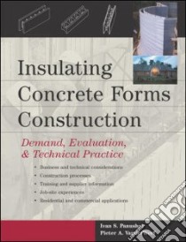 Insulating Concrete Forms Construction libro in lingua di Pansuhev Ivan S., Vanderwerf Pieter A., Panushev Ivan S.