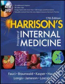 Harrison's Principles of Internal Medicine libro in lingua di Fauci Anthony S. (EDT), Kasper Dennis L. (EDT), Longo Dan L. (EDT), Braunwald Eugene (EDT), Hauser Stephen L. (EDT)