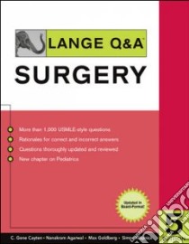 Lange Q&A Surgery libro in lingua di Cayten C. Gene M.D., Agarwal Nanakram M.D., Goldberg Max M.D., Wapnick Simon