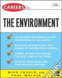 Careers in the Environment libro in lingua di Fasulo Mike, Walker Paul