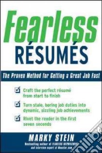 Fearless Resumes libro in lingua di Stein Marky