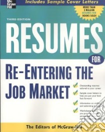 Resumes for Re-entering the Job Market libro in lingua di McGraw-Hill (EDT)