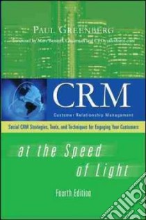 CRM at the Speed of Light libro in lingua di Greenberg Paul