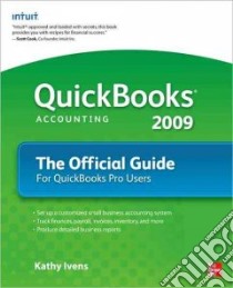 QuickBooks 2009 libro in lingua di Ivens Kathy