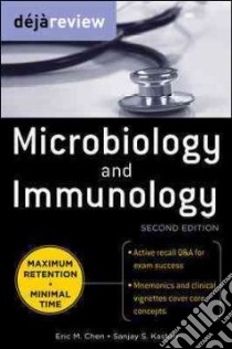 Microbiology and Immunology libro in lingua di Chen Eric M. M.D., Kasturi Sanjay S.