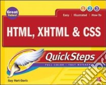 HTML, XHTML & CSS Quicksteps libro in lingua di Hart-Davis Guy, Stewart Roger (EDT)