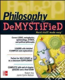 Philosophy DeMYSTiFied libro in lingua di Arp Robert, Watson Jamie Carlin