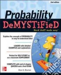 Probability Demystified libro in lingua di Bluman Alan G.