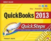QuickBooks 2013 QuickSteps libro in lingua di Barich Thomas E.