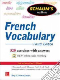 Schaum's Outlines French Vocabulary libro in lingua di Crocker Mary E. Coffman