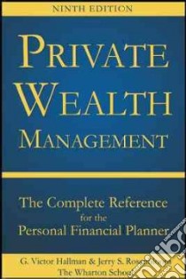 Private Wealth Management libro in lingua di Hallman G. Victor Ph.D., Rosenbloom Jerry S. Ph.D.