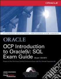Ocp Introduction to Oracle9I libro in lingua di Couchman Jason
