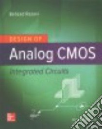 Design of Analog CMOS Integrated Circuits libro in lingua di Razavi Behzad