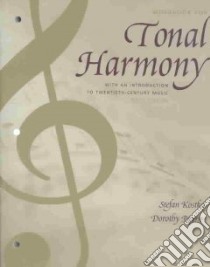 Tonal Harmony libro in lingua di Stefan Kostka