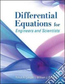Differential Equations for Engineers and Scientists libro in lingua di Cengel Y. A., Palm W. J III
