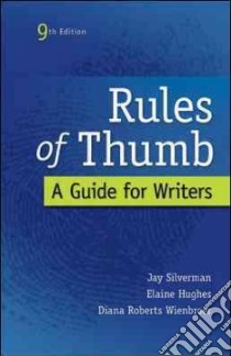 Rules of Thumb libro in lingua di Silverman Jay, Hughes Elaine, Wienbroer Diana Roberts