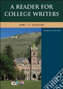 A Reader for College Writers libro in lingua di Buscemi Santi V.