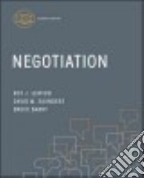 Negotiation libro in lingua di Lewicki Roy J., Saunders David M., Barry Bruce