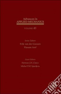 Advances in Applied Mechanics libro in lingua di Erik van der Giessen