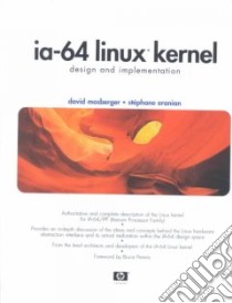 Ia-64 Linux Kernel libro in lingua di Mosberger David, Eranian Stephane