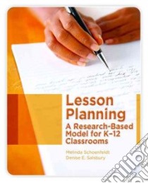 Lesson Planning libro in lingua di Schoenfeldt Melinda K., Salsbury Denise E.