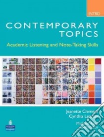 Contemporary Topics Introductory libro in lingua di Clement Jeanette, Lennox Cynthia