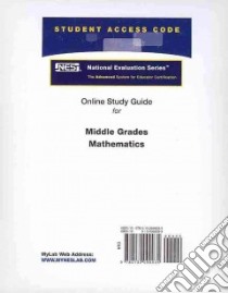 Middle Grade Mathematics Access Code libro in lingua di Pearson Teacher Education (COR)