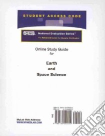 Earth and Space Science Access Code libro in lingua di Pearson Teacher Education (COR)