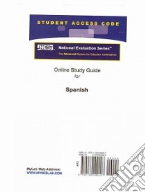 Spanish Access Code libro in lingua di Pearson Teacher Education (COR)