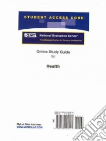 Health Access Code libro in lingua di Pearson Teacher Education (COR)